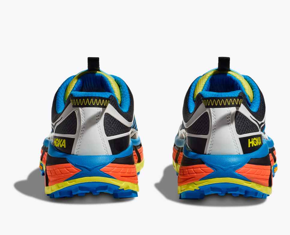 HOKA Mafate Three2 Negro/Azul Diva