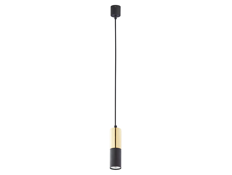 Lampa wisząca Elit metalowa czarno-złota