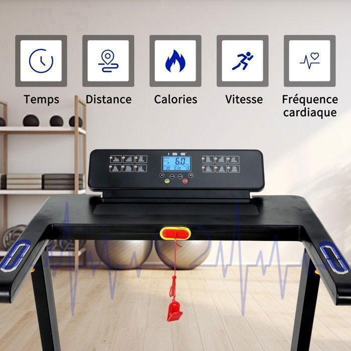 Tapis de course ISE SY-T2707 pliable 14 km/h
