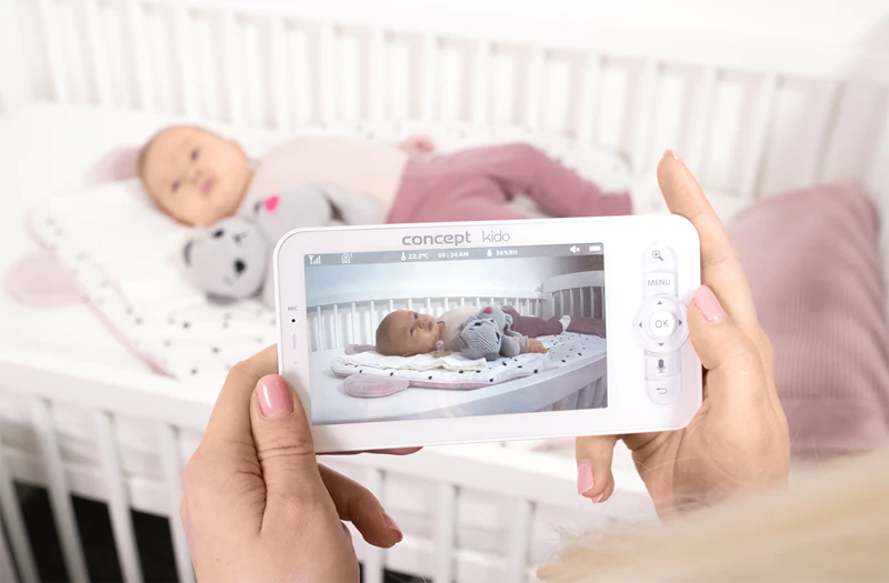 Monitor eletrônico para bebês Concept KIDO KD4010 com câmera