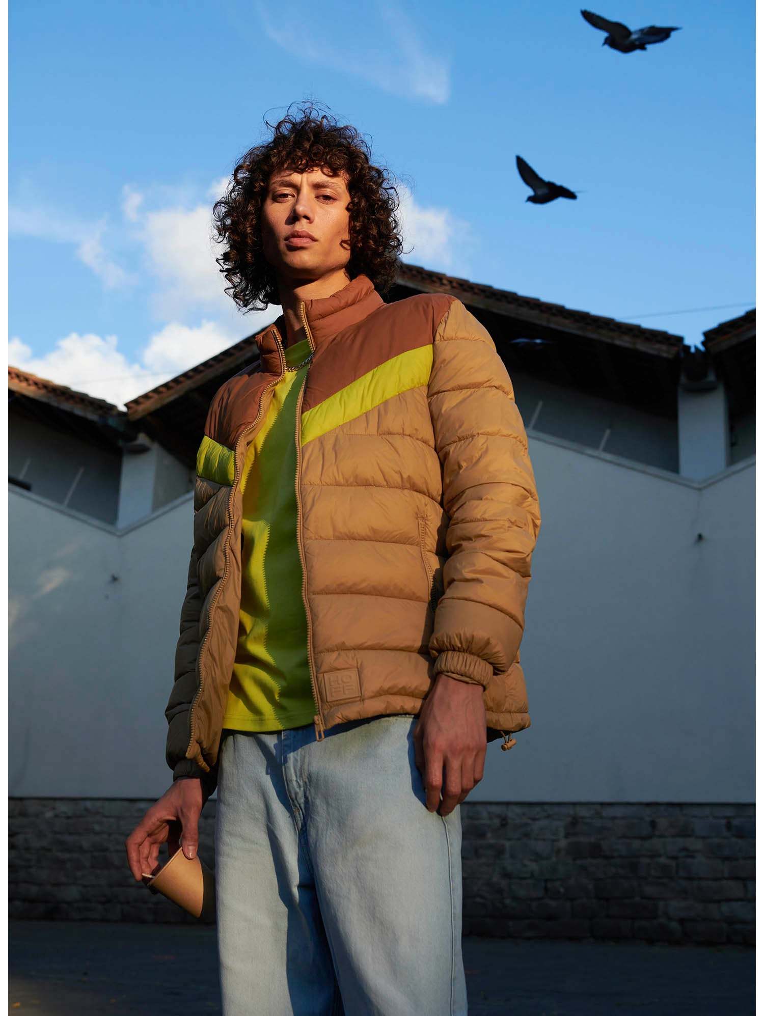 NORDIC PUFFER JACKET TAUPE