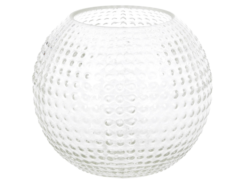 Wazon szklany Dots 12,5 cm transparentny