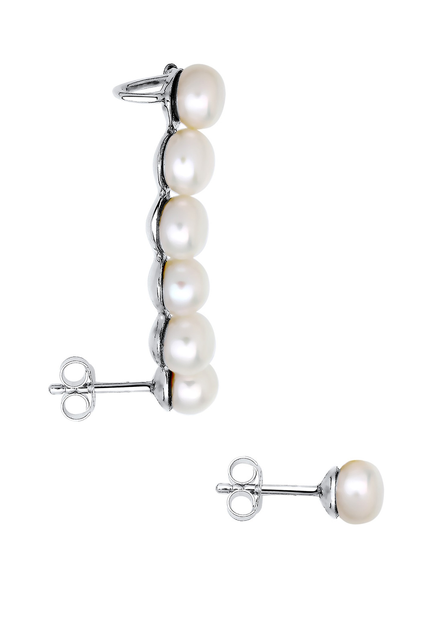Elli avec Perles de Culture d'Eau Douce en argent