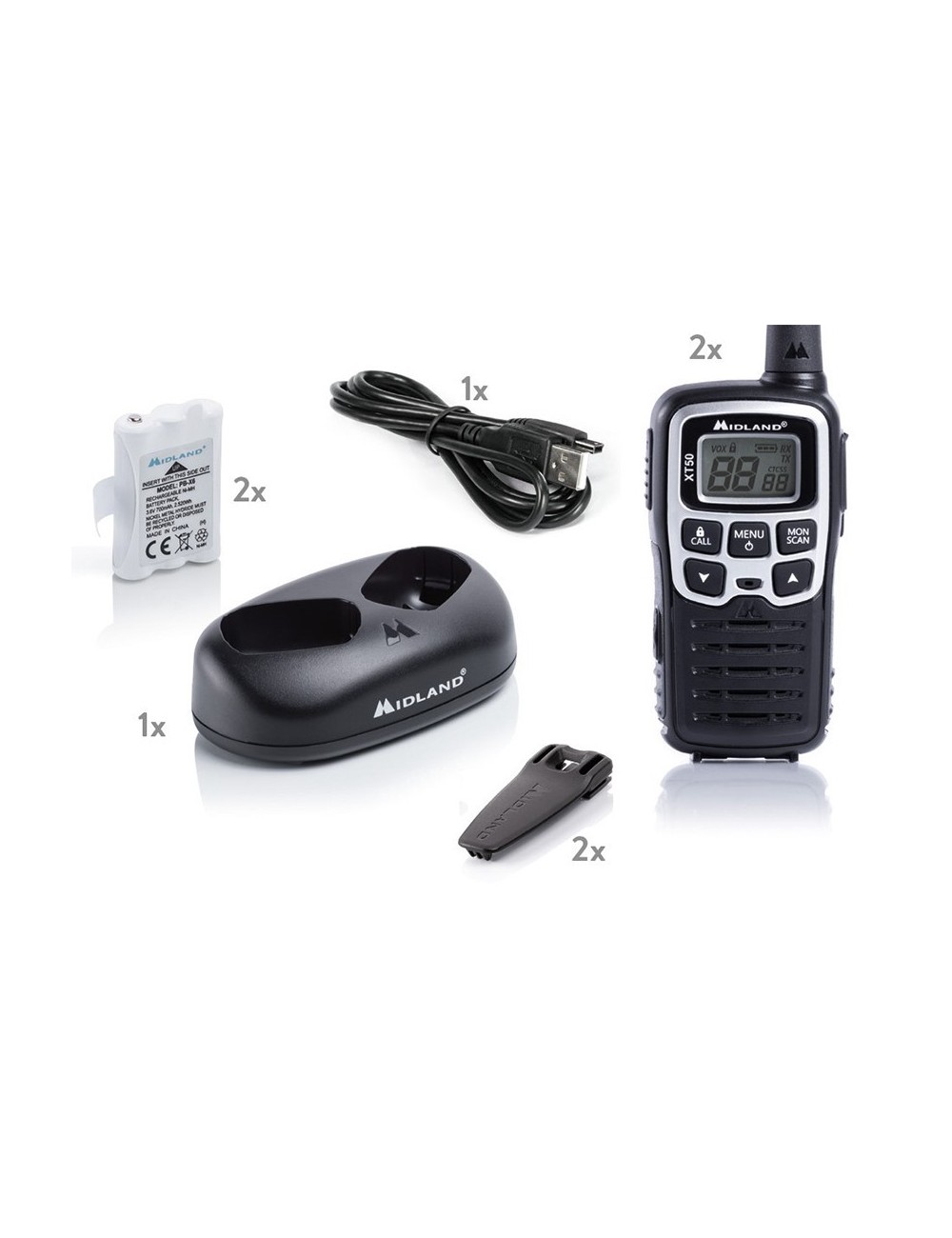 Voki-toki Midland XT50 Alcance 8 km