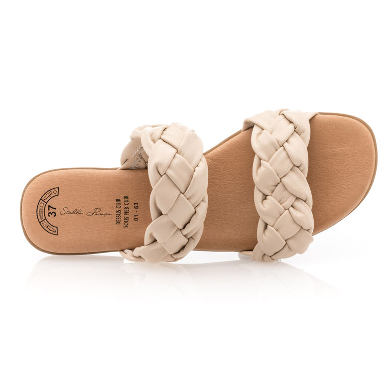 Beige Women's Mules/Clogs