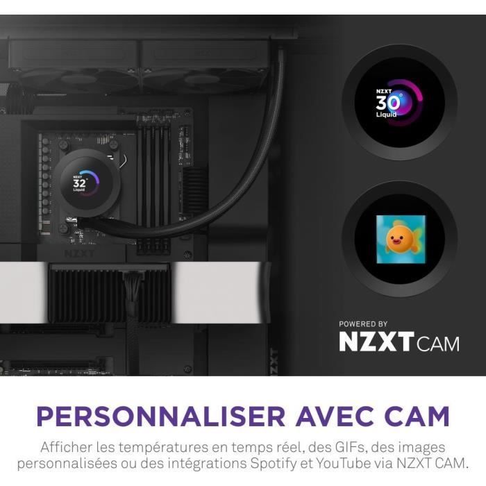 Watercooling - NZXT - RL-KN240-B2 - Kraken Plus 240 - Écran LCD 1.54