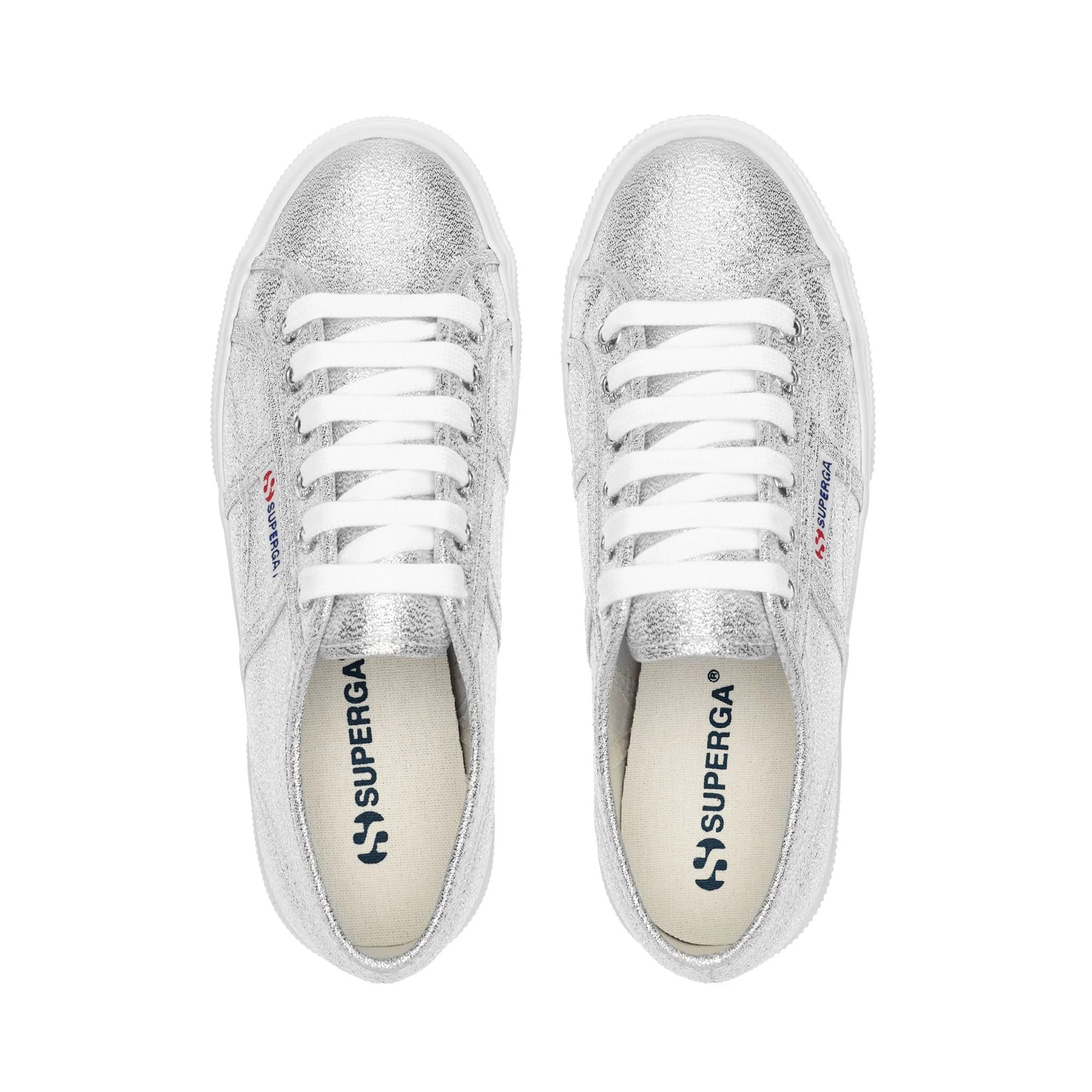 2740 PLATFORM LAME-GREY SILVER