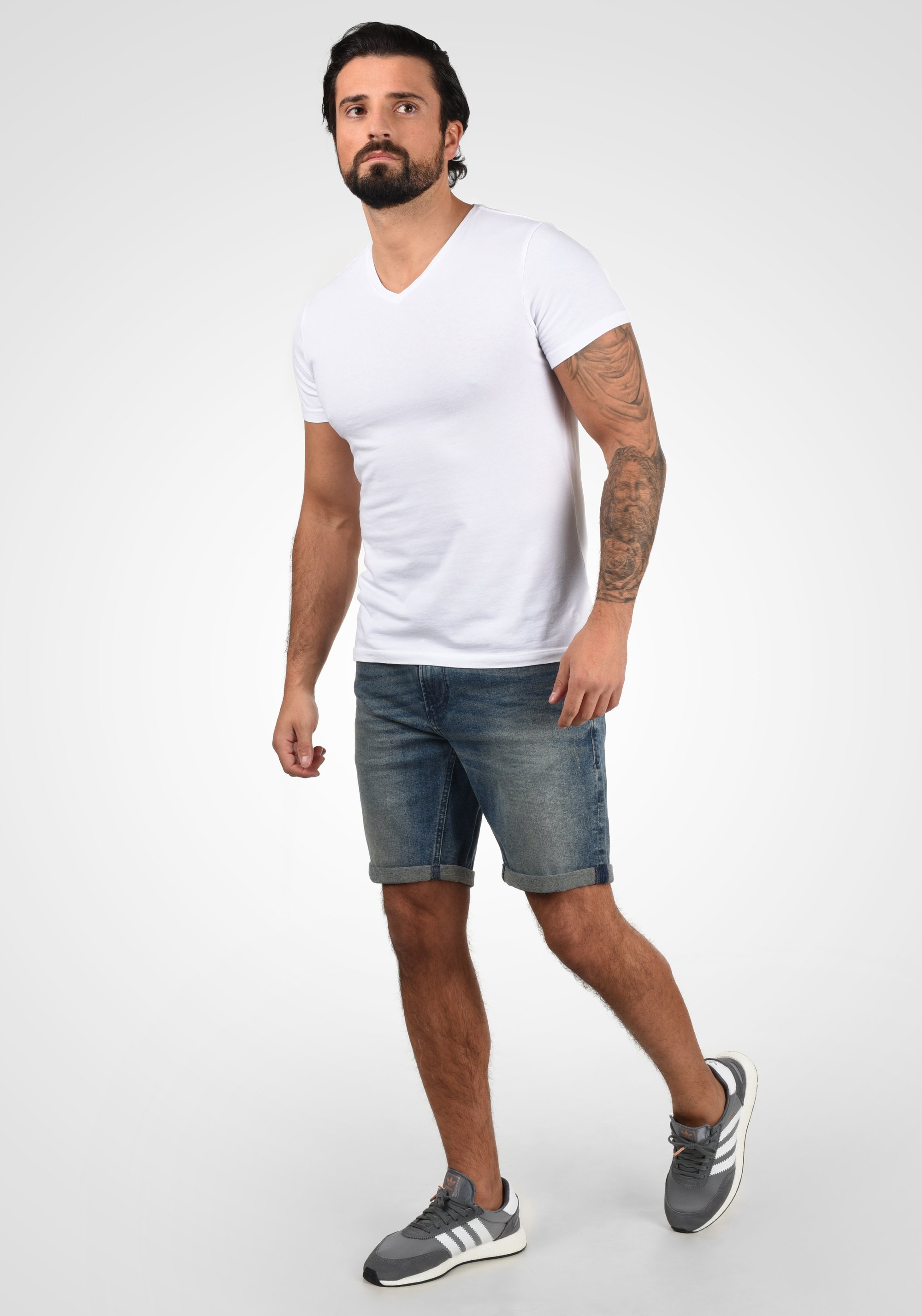 Blend BHGRILITSCH - Jeansshorts - blau
