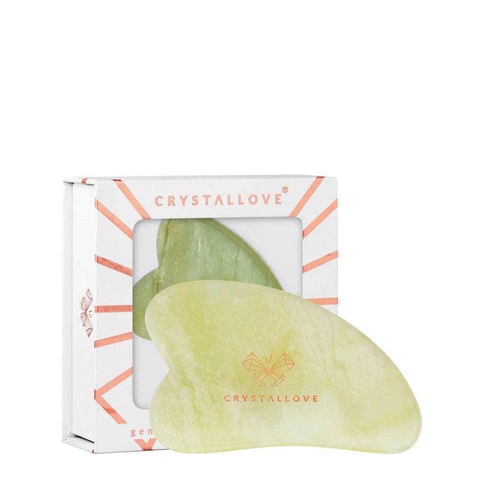 Crystallove Gua Sha nefrīta sejas masieris - 1 gab.