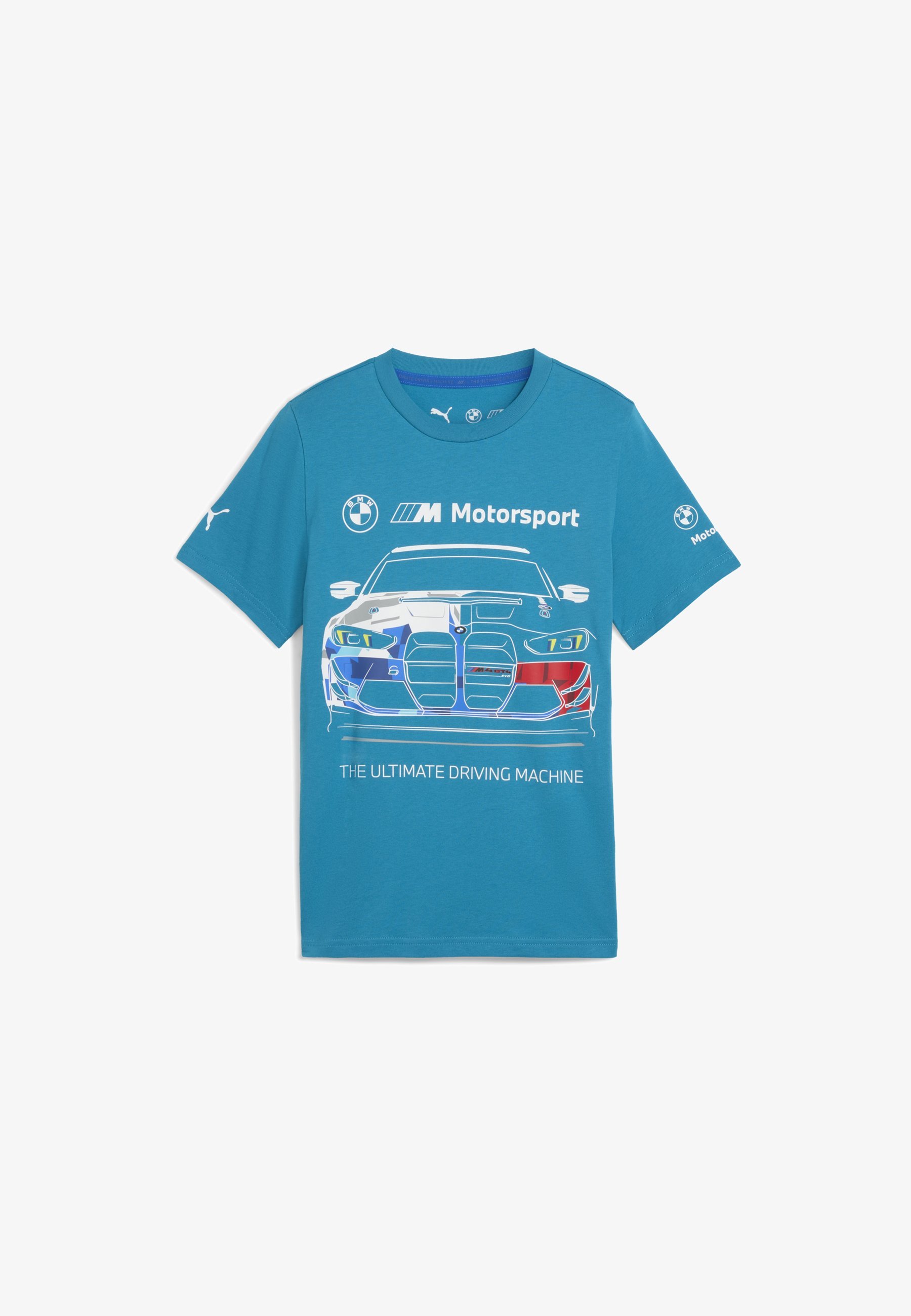 Puma BMW MMS auto grafisch T-shirt - T-shirt met print - tropisch blauw
