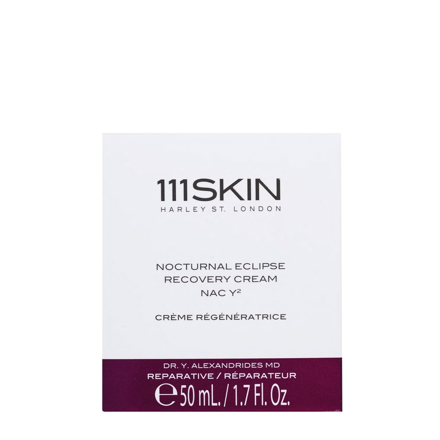 111Skin veido kremas „Nocturnal Eclipse“ atstatomasis kremas Nac Y2 - 50 ml