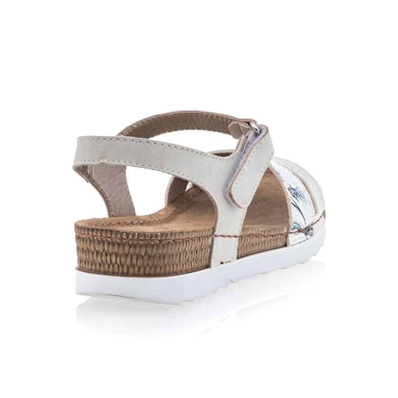 Sandalias beige para mujer / Zapatos de punta abierta