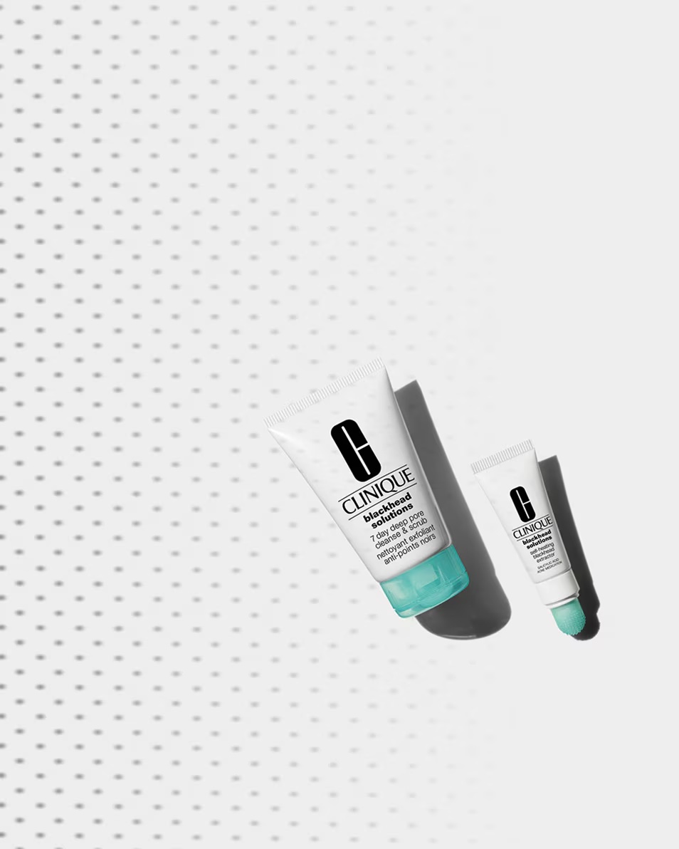 CLINIQUE BLACKHEAD SOLUTIONS CURĂȚARE PROFUNDĂ ȘI EXFOLIERE 7 ZILE EXFOLIANT, CURĂȚARE TEN ȘI MASCA ÎNTR-UN SOLUȚIE - COMBATE PORII DILATAȚI ȘI PUNCTELE NEGRE