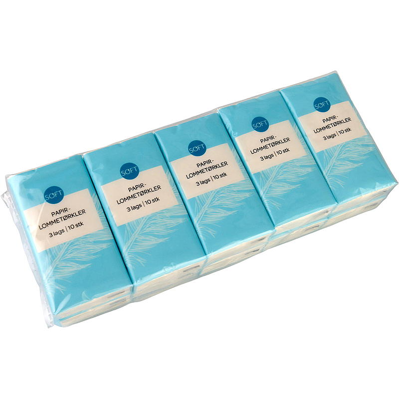 Zachte zakdoeken, 10 stuks