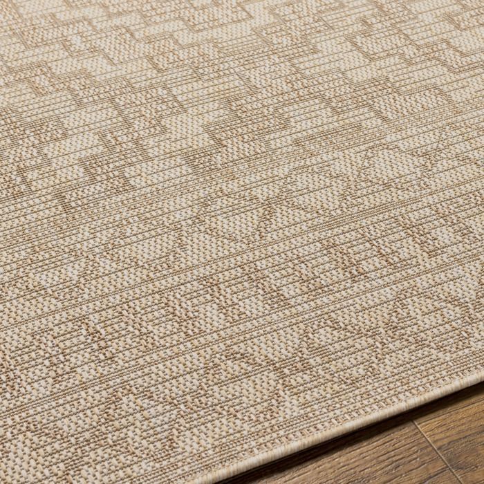 LIVABLISS Tapis d'Extérieur/Intérieur Aspect Jute TRICIA 200x275cm Beige/Ivoire