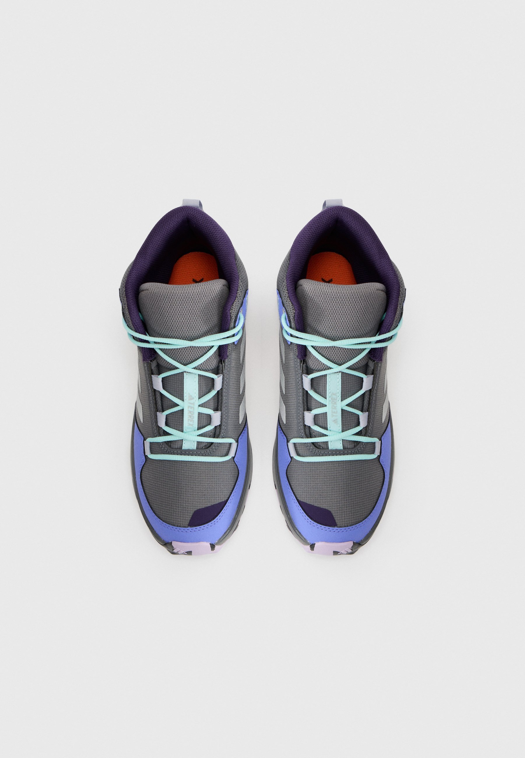 Adidas Terrex AX4R MID UNISEX - Wandelschoenen - grijs/mat zilverkleurig/semi-flash aqua