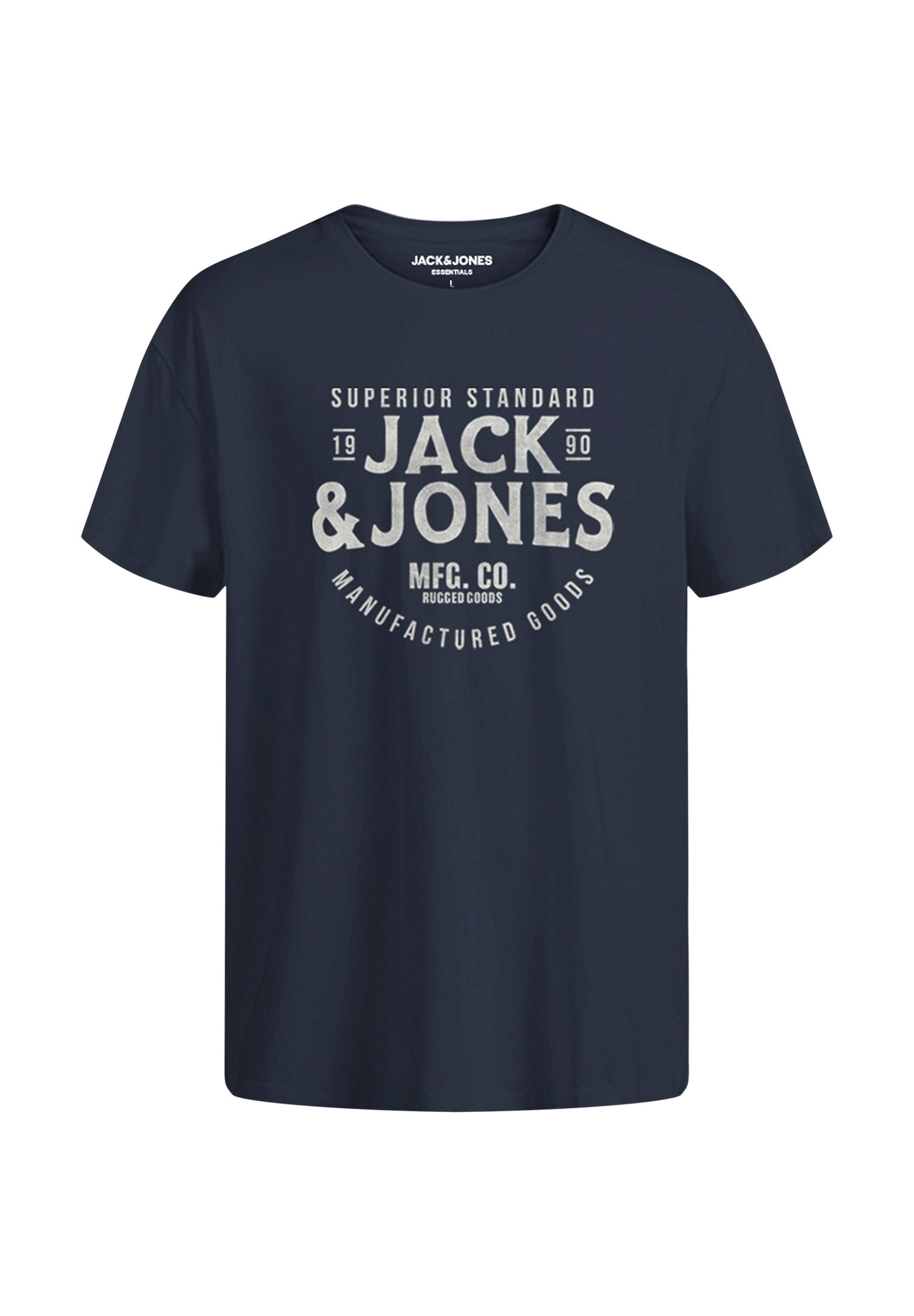 Jack & Jones Print T-shirt - vineyard wine pack:w rosin black clouddancer navyb