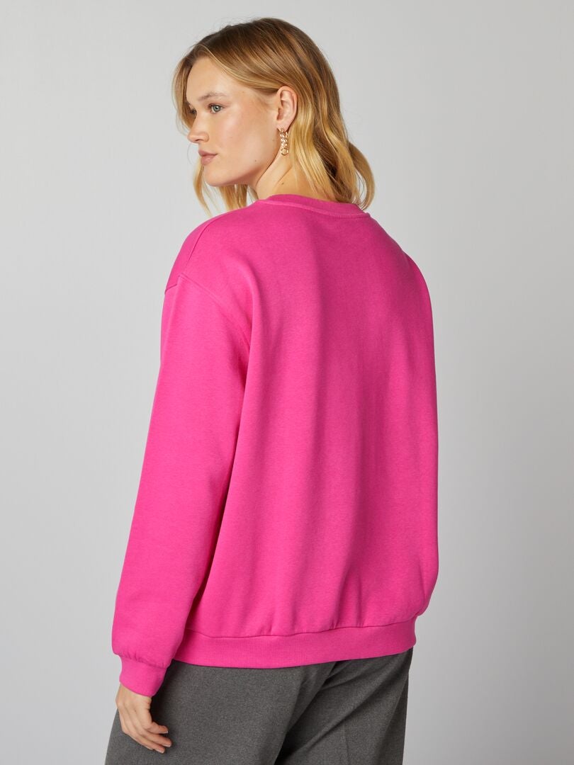 Sudadera estampada - ROSA