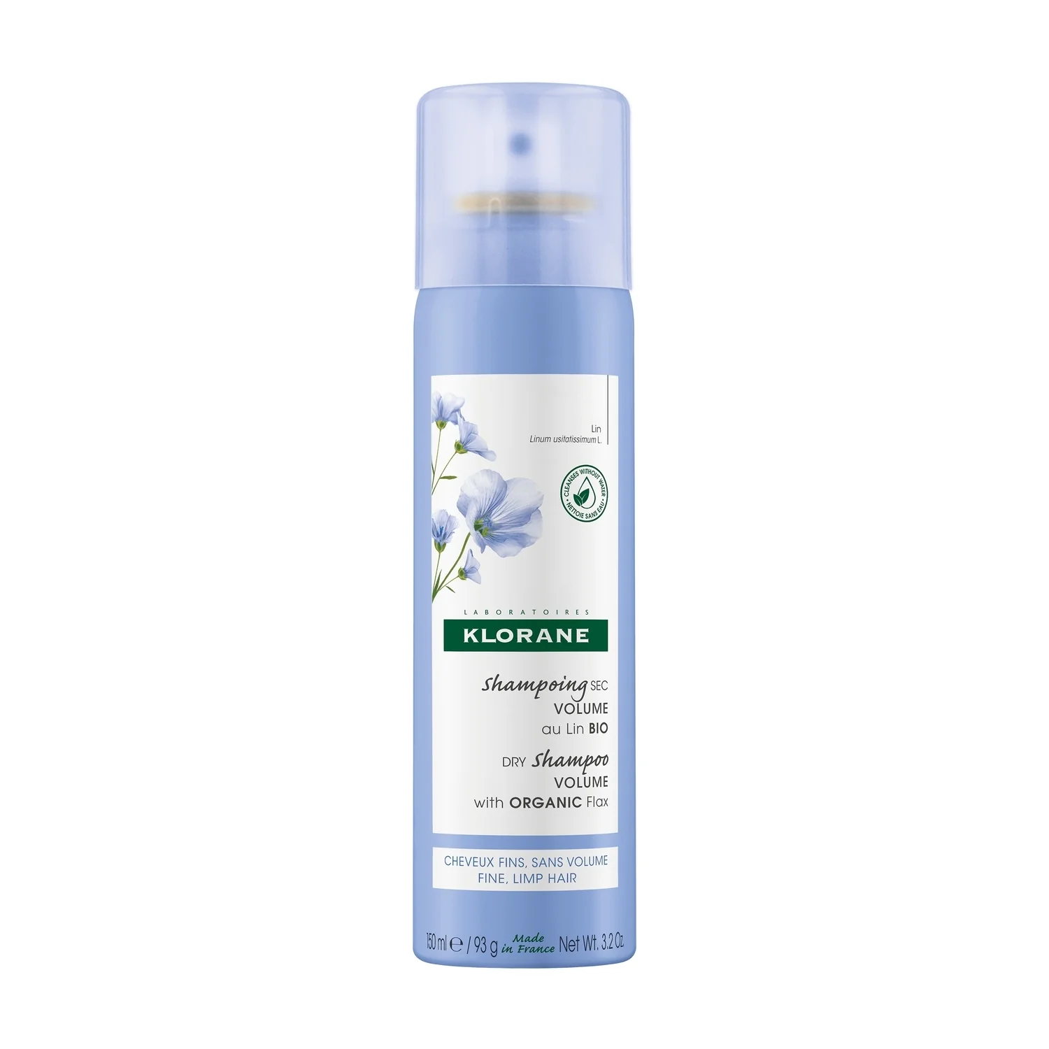 Fibre di Lino Shampoo Secco Volume Lino Bio - Shampoo Secco, Shampoo Volumizzante
