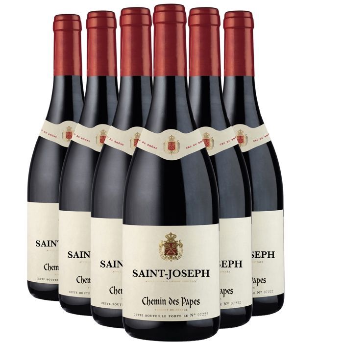 Chemin des Papes Saint-Joseph 2023 - Vino rosso della Valle del Rodano (6x75cl).