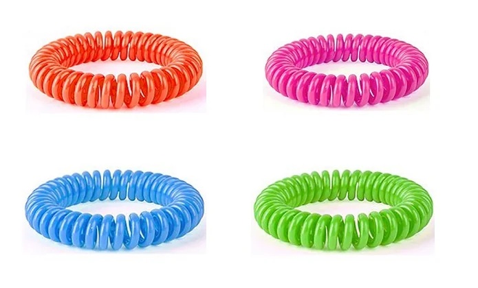 Bracelet anti-moustiques parfumé Chicco en plastique, 1 pièce, convient à toute la famille