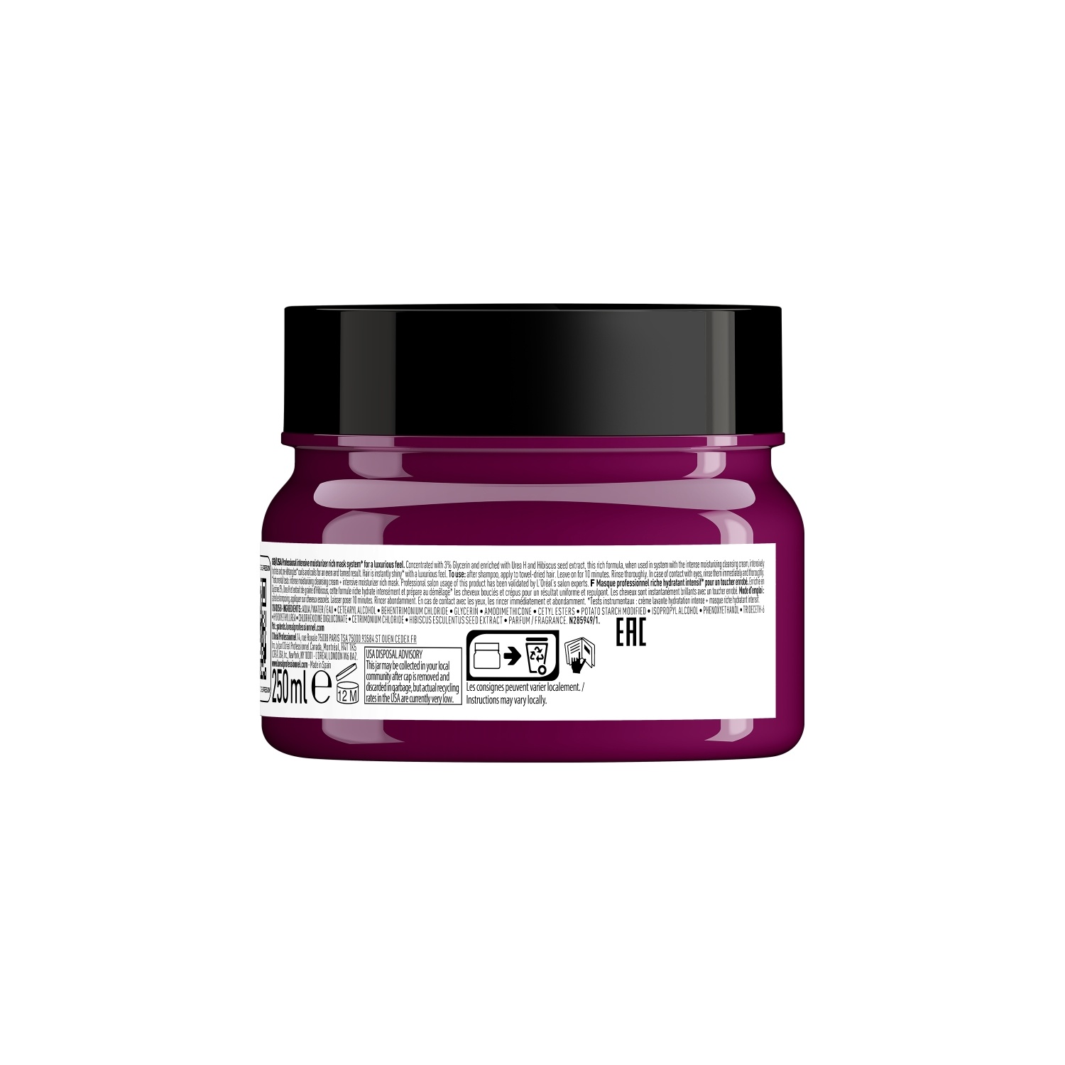 L'Oréal Professionnel Hair Mask Curl Expression Intensive Moisturizer Mask Rich - 250 ml