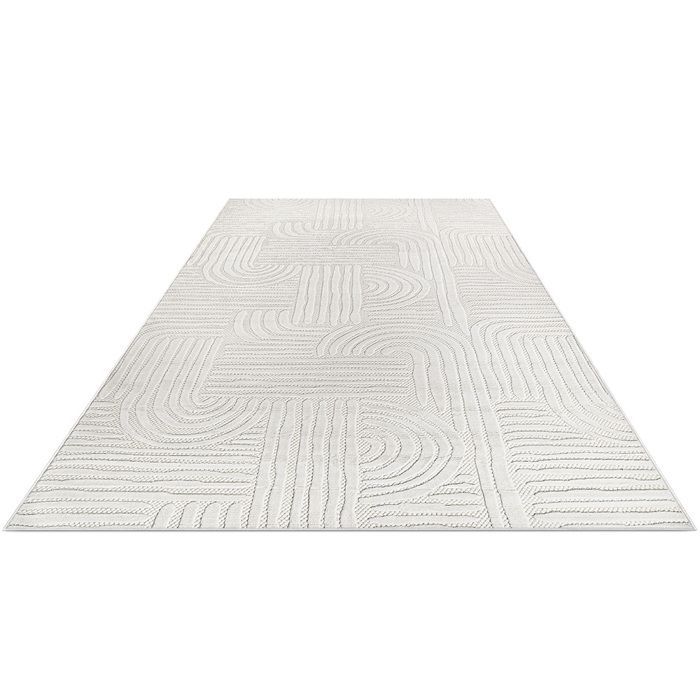Grand Tapis Design Contemporain et Moderne - Beige (290x200 cm) - Marisol Beige