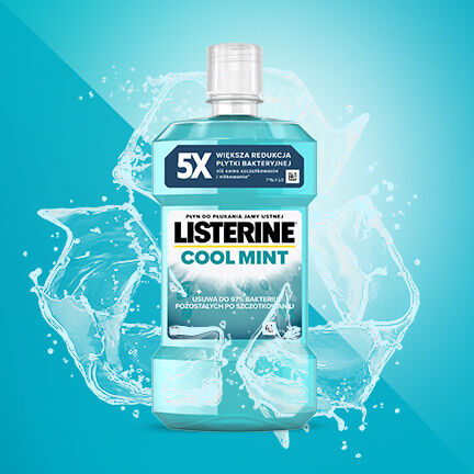 Στοματικό διάλυμα Listerine 500ml Δροσερή μέντα