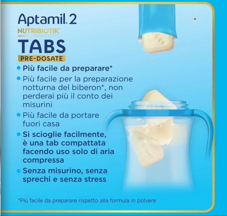APTAMIL Aptamil Tabs 2 21 Beutel Vordosierte Säuglingsnahrung