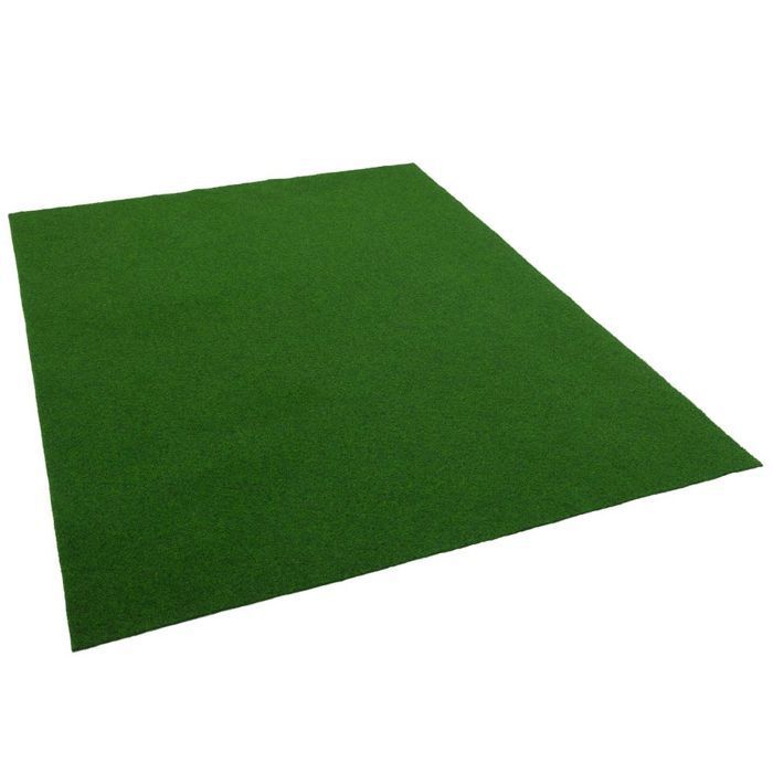 Tappeto in erba artificiale - Snapstyle - Kingston - 200x100 cm - Verde - Resistente ai raggi UV