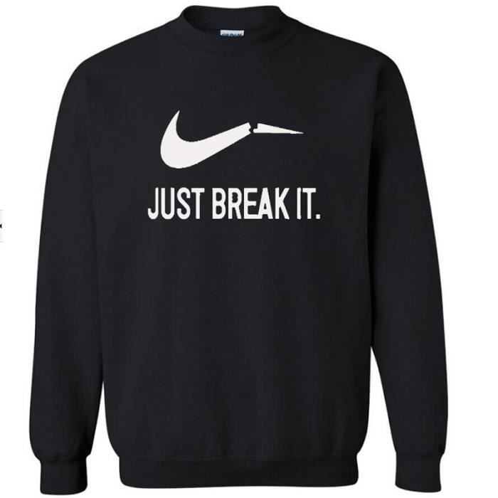 Men's Printed Cotton Sweater - LEOCLOTHO - Casual Men's Clothing - Hooded Collar - Black