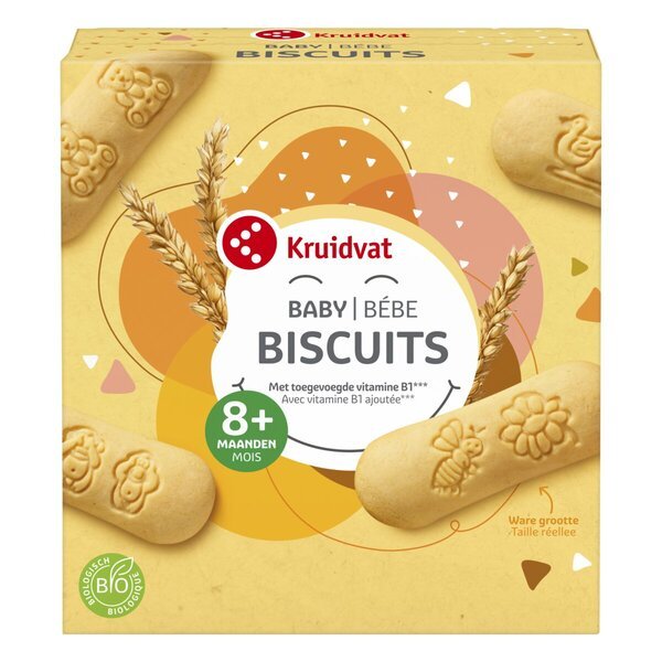 Kruidvat 8+M Bio detské sušienky<br>100g