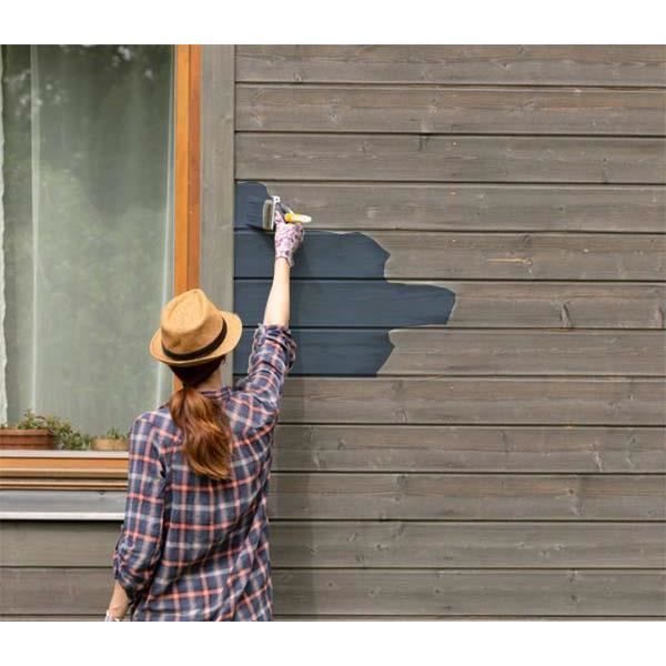 PEINTURE Teinte Bleu Pigeon naturelle écologique intérieur extérieur aspect mat Natura - 2.5L - 33m