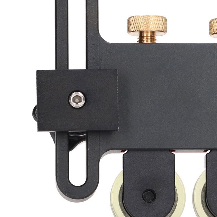 SURENHAP Alimentatore per sega da tavolo 2 pezzi Alimentatore per sega da tavolo in lega di alluminio 5 mm Ruote a rulli St Trode Fai da te Pneumatico