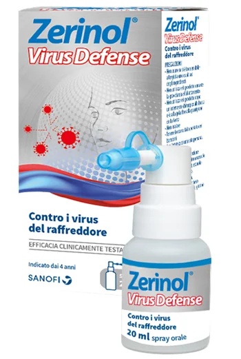 ZERINOL Spray buccal Zerinol Défense Virus 20 ml contre les virus du rhume