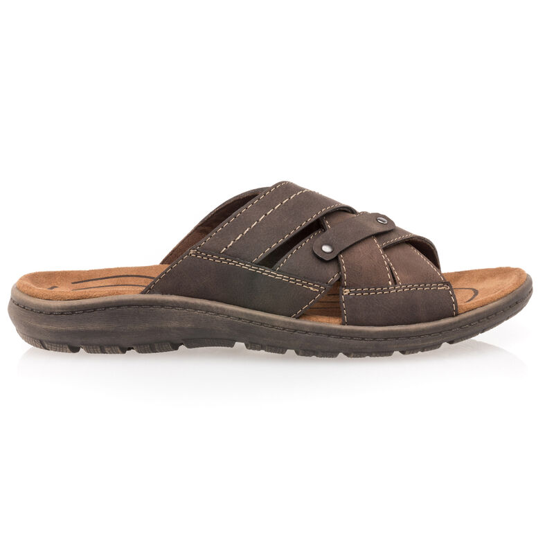 Sandálias masculinas marrons / Sapatos de bico aberto