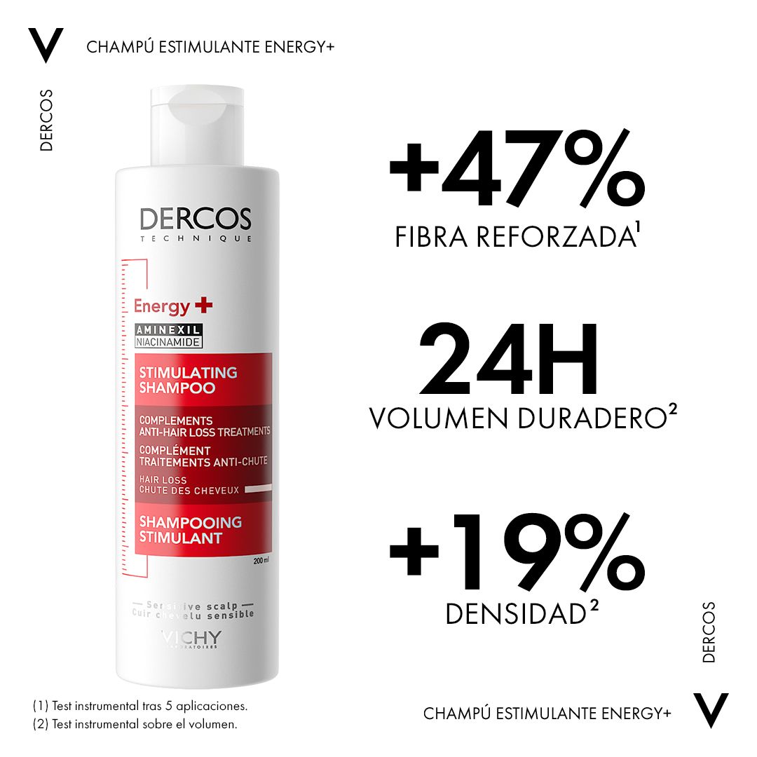 Dercos Technique Energy stimulirajući šampon Šamponi protiv opadanja kose