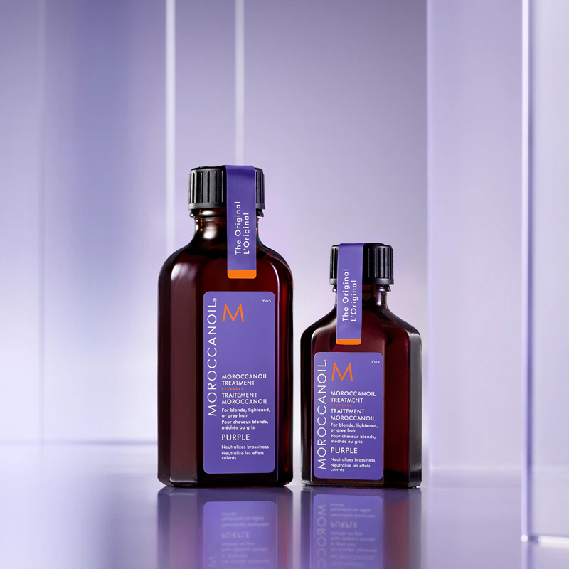 Moroccanoil Treatment Paarse Voedende Olie voor Blond en Grijs Haar