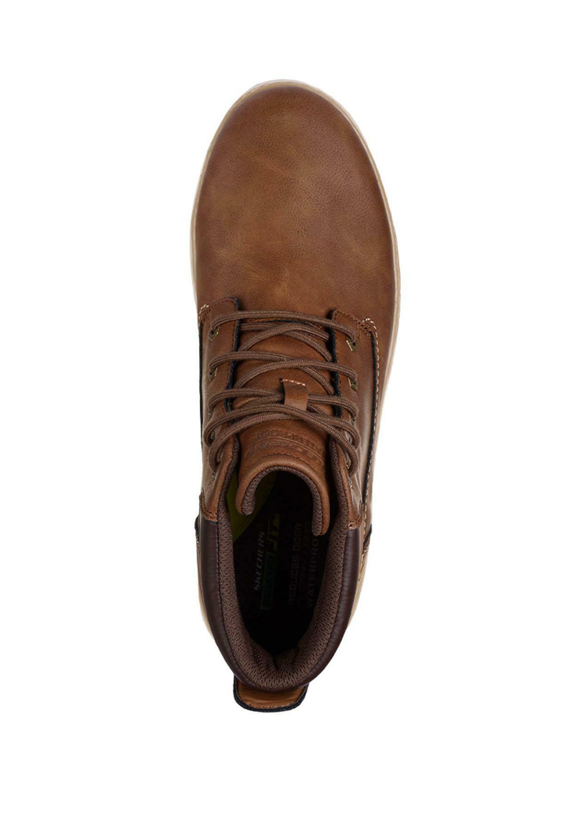 Skechers Šnurovacie členkové čižmy - marrón oscuro