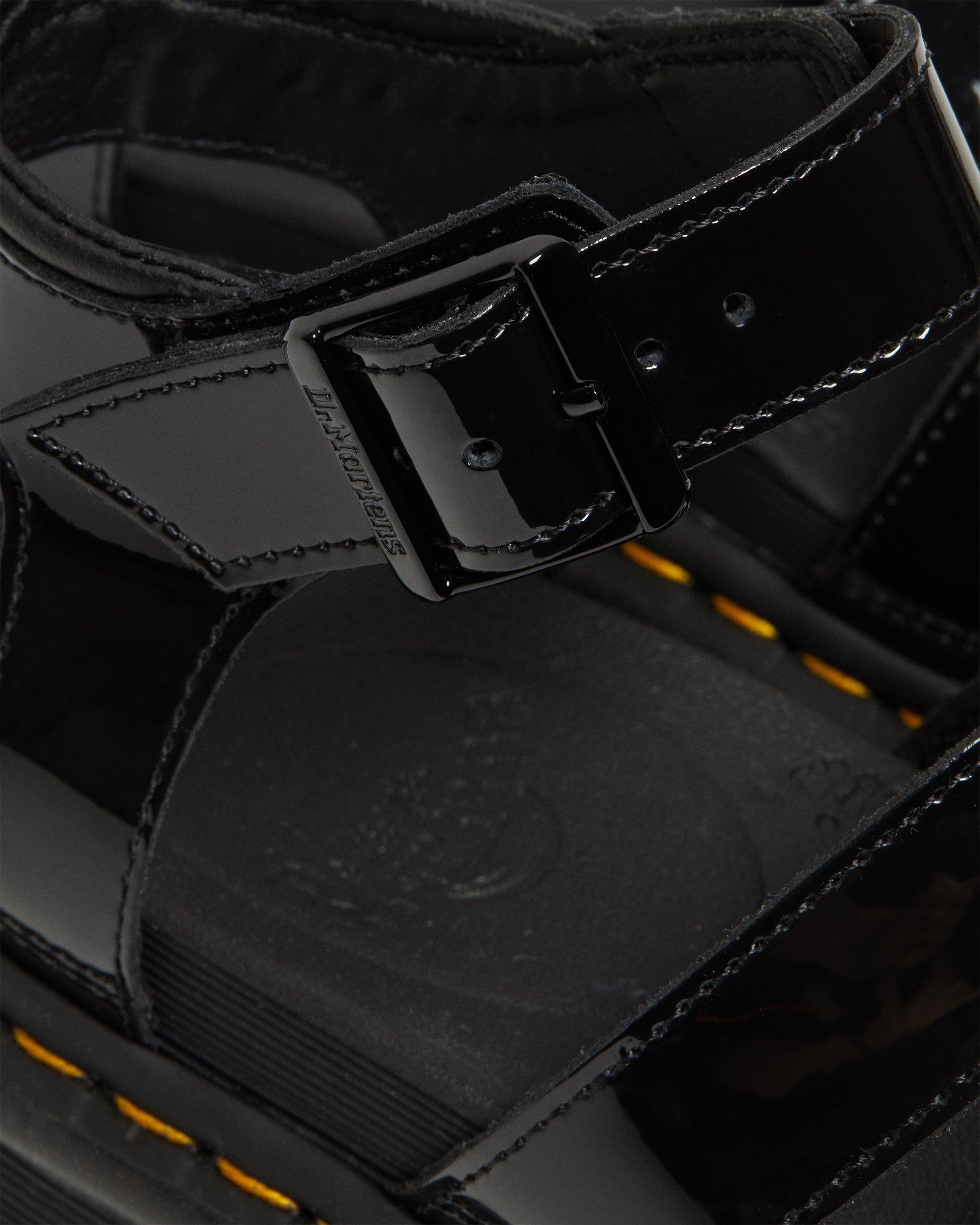 Blaire Lackleder Gladiator Sandalen