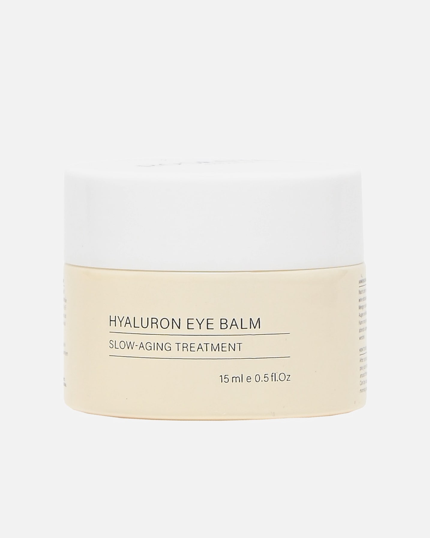 Creme e bálsamo para olhos com ácido hialurônico da Rosental Organics - 15 ml