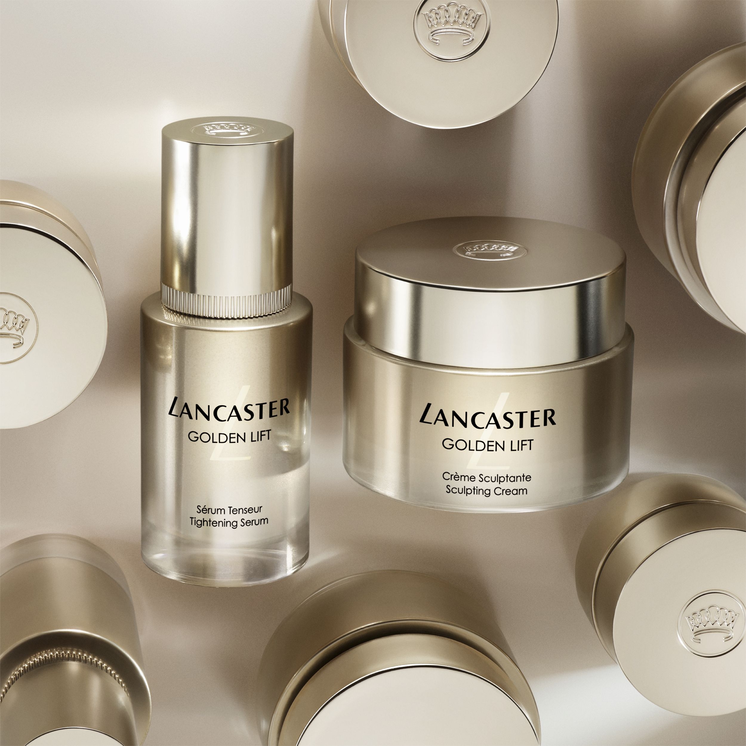 Golden Lift serum za zatezanje kože Luksuzni serum protiv bora i starenja