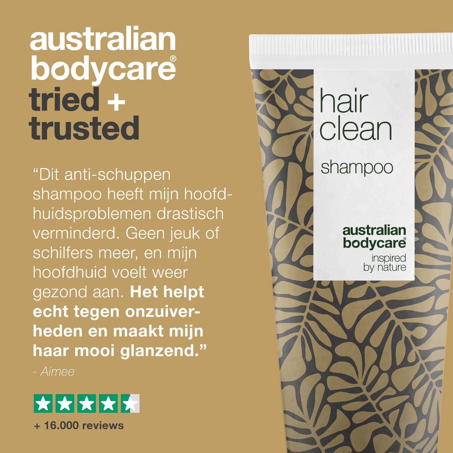 Гел за туширање косе и тела Australian Bodycare против перути Teathree шампон - 200 мл