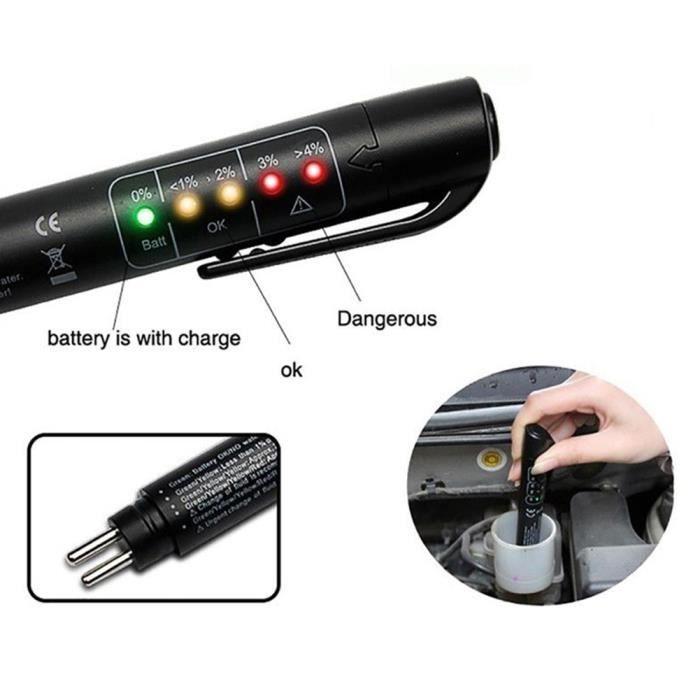 Lápiz de prueba de aceite automotriz, nuevo comprobador de líquido de frenos, banco de prueba de agua, DOT3, DOT4, detector de automóviles DOT