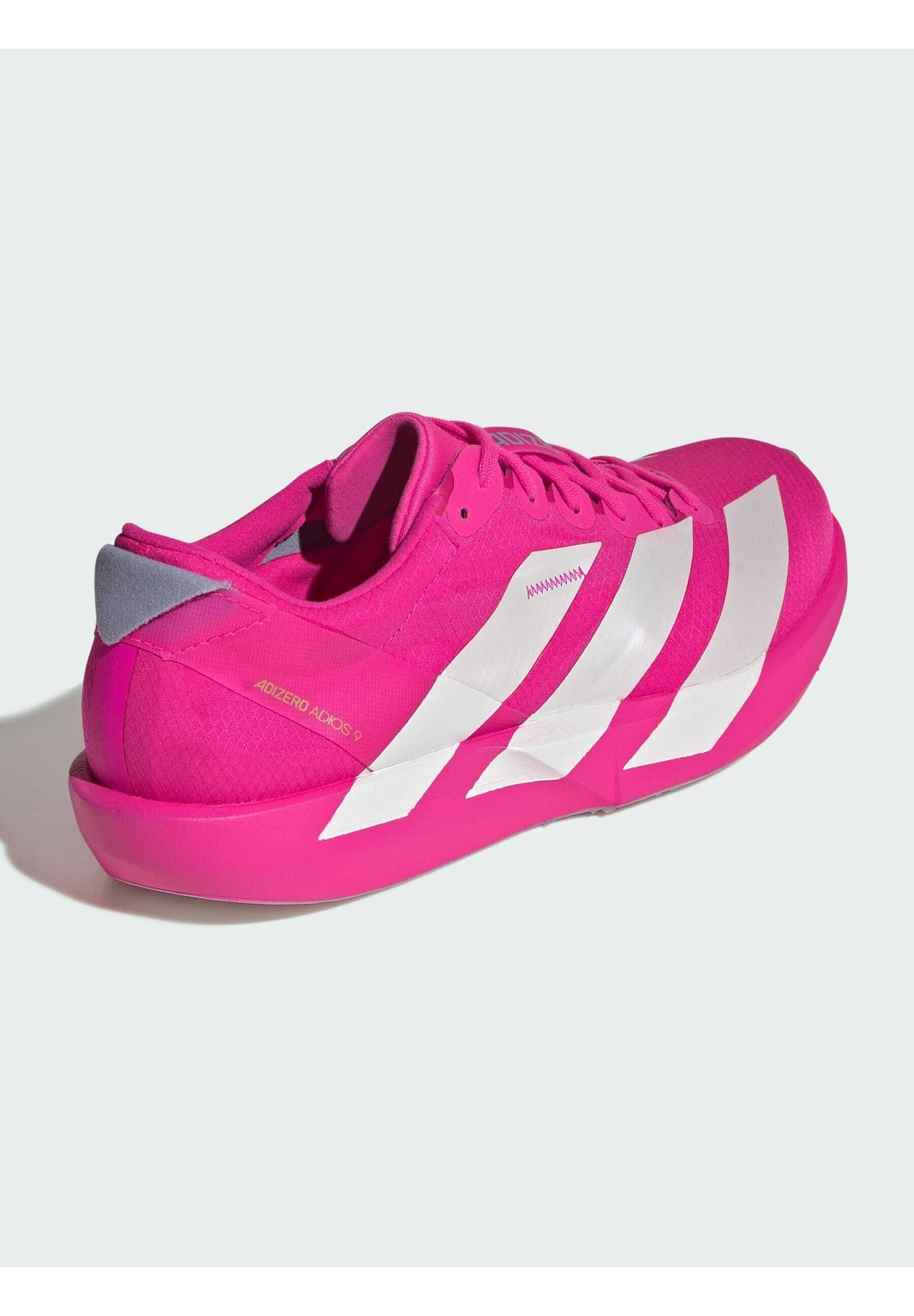 adidas Performance ADIZERO ADIOS 9 - Hardloopschoenen voor op de weg - felroze metallic zilver violet