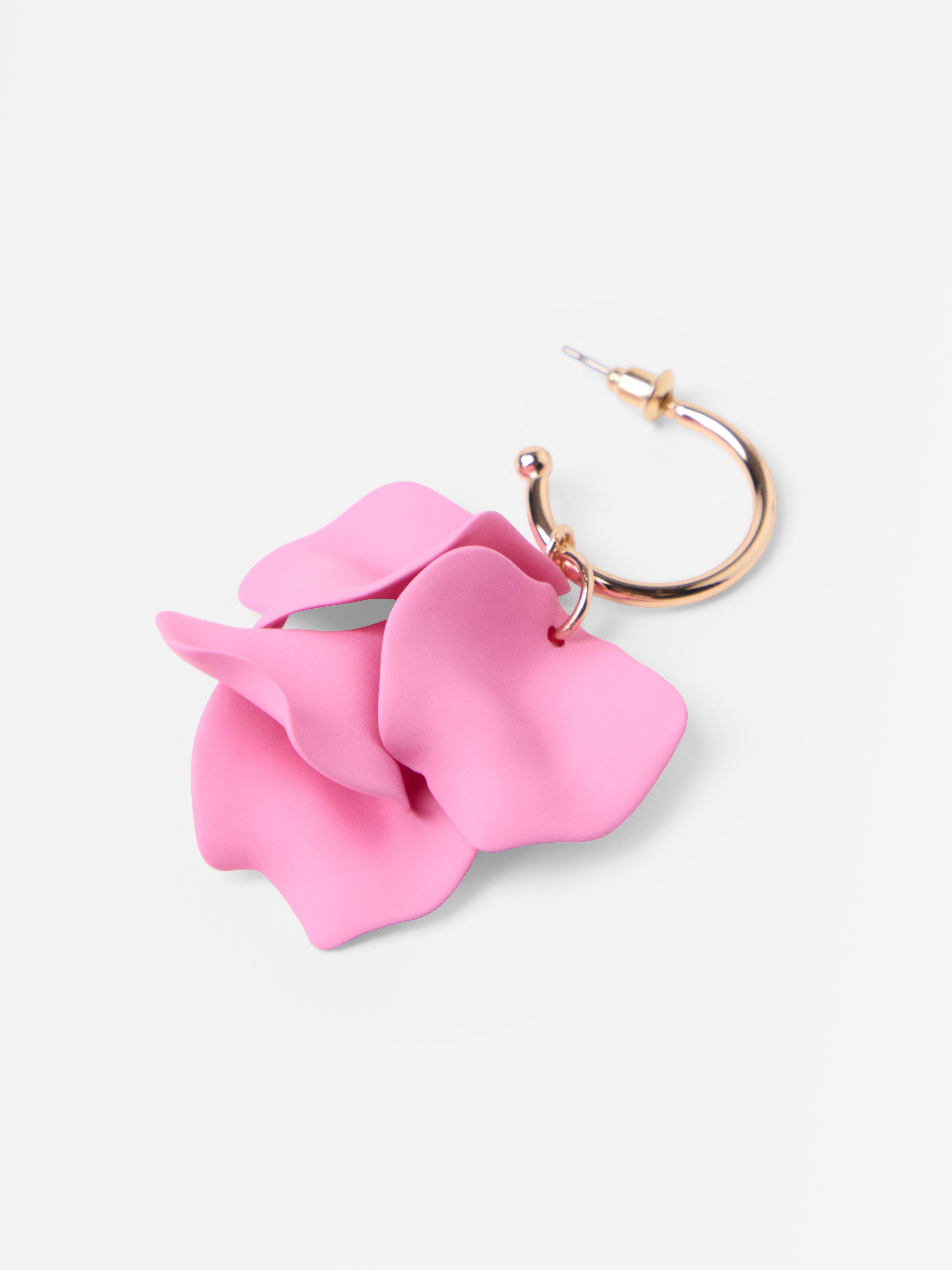 Brincos rosa claro