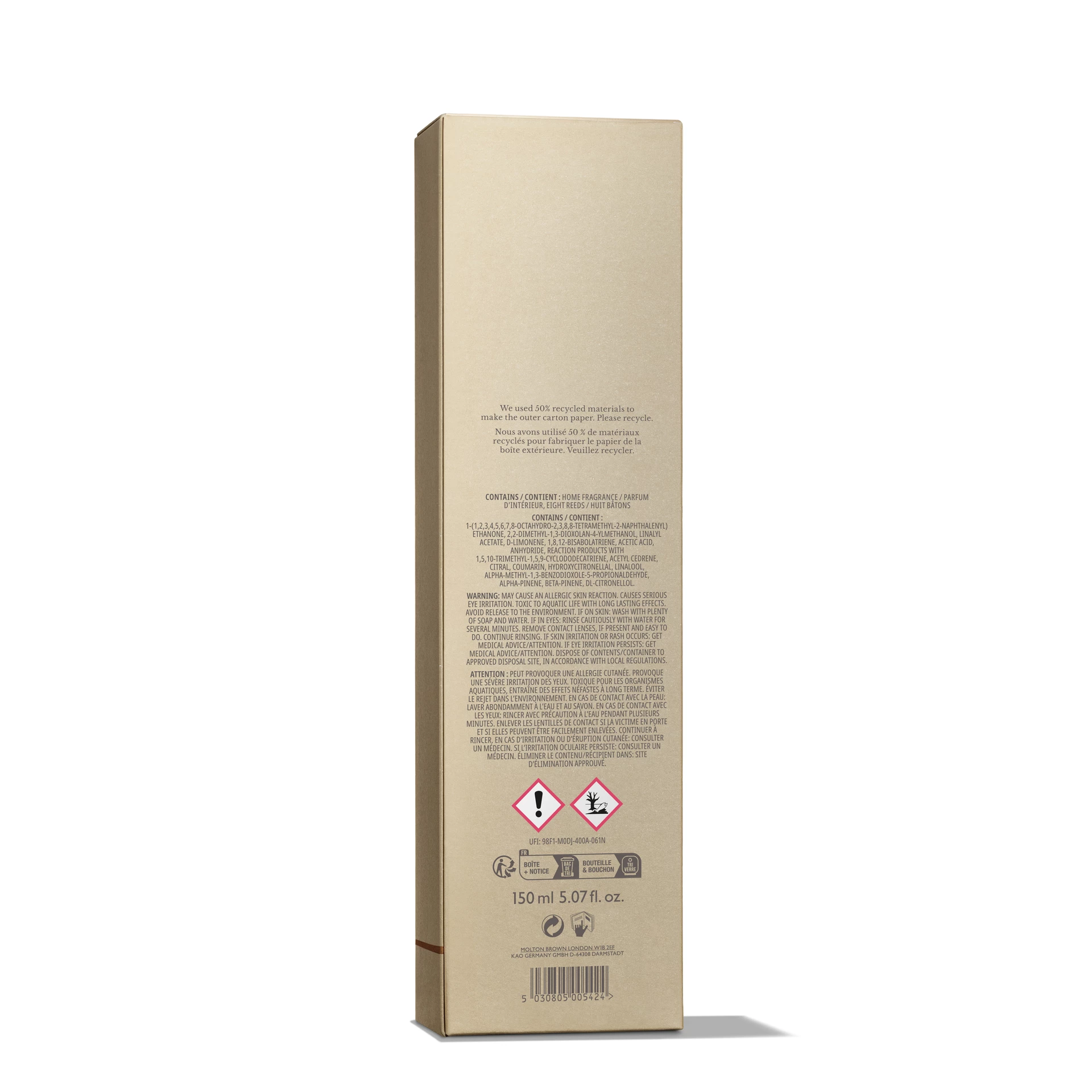 Re-Charge aroma štapići s crnim paprom, punjenje 150 ml - Molton Brown