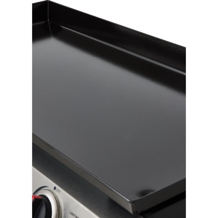 COTTURA CALI Piano cottura a gas - 4 bruciatori - 9,6 kW - 82x45x22 cm - Superficie di cottura in acciaio: 77x35 cm