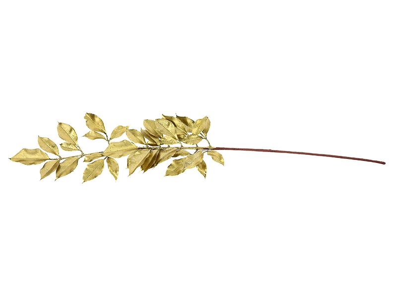 Gałązka ozdobna 70 cm złota