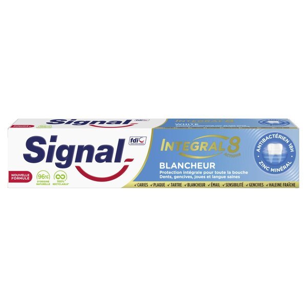 Signal Integral 8 pasta za zube za bijelo zubno ulje 100ml